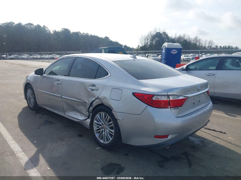 2014 Lexus ES VIN JTHBK1GG6E2142018 IAAI salvage auction — LEFT REAR, Salvage (North Carolina), sold $4,150 on 2026-07-12 (photo 3)