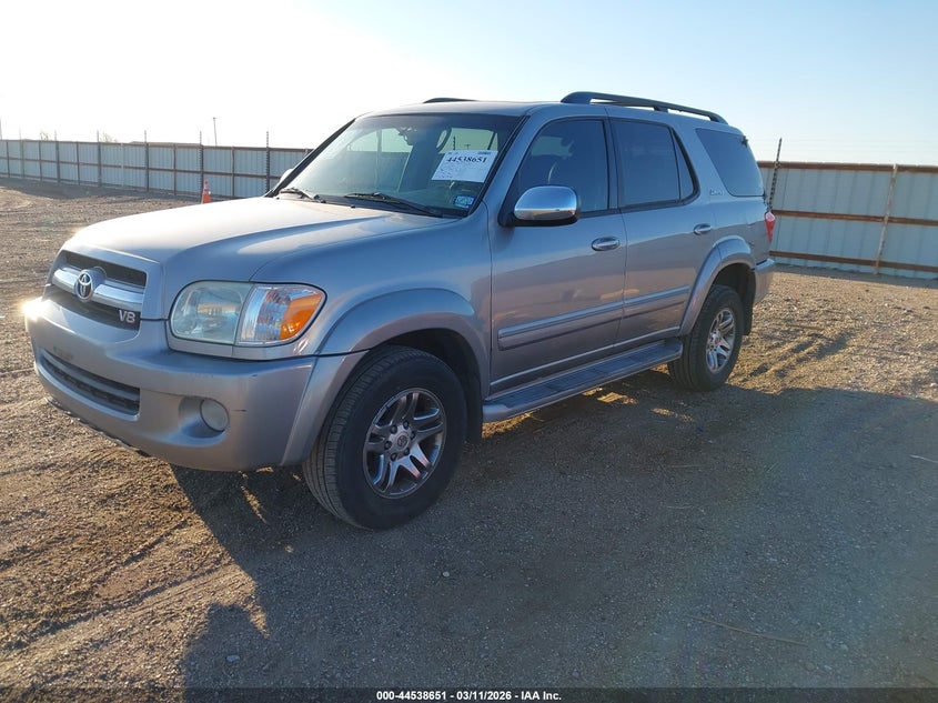 2007 Toyota Sequoia VIN 5TDBT48A77S288630 IAAI salvage auction — ALL OVER, Original (Texas), sold $1,350 on 2026-07-29 (photo 2)