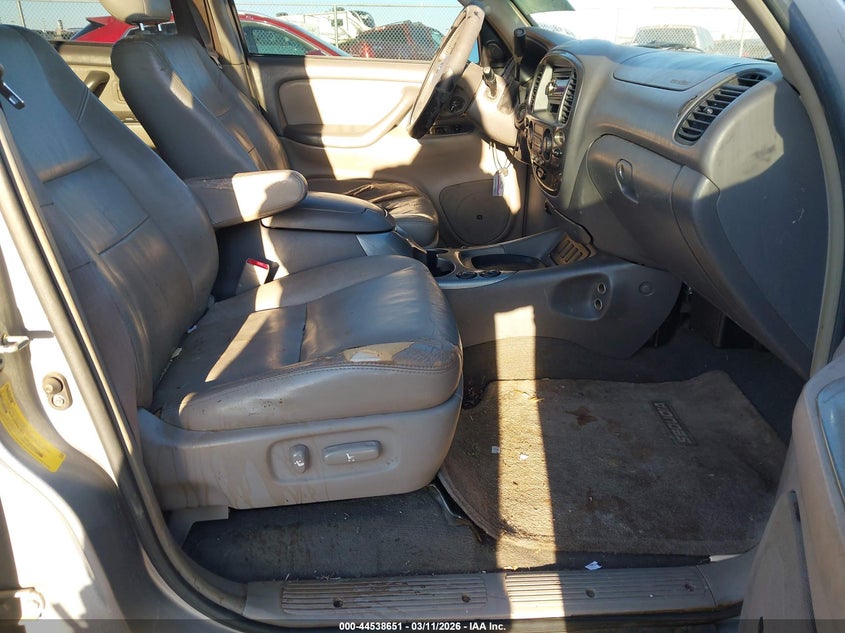 2007 Toyota Sequoia VIN 5TDBT48A77S288630 IAAI salvage auction — ALL OVER, Original (Texas), sold $1,350 on 2026-07-29 (photo 5)