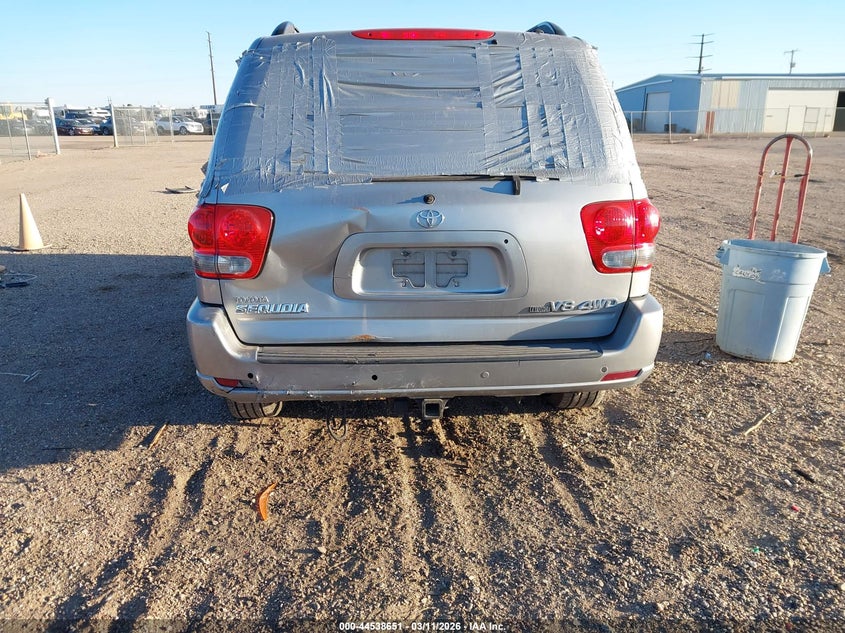 2007 Toyota Sequoia VIN 5TDBT48A77S288630 IAAI salvage auction — ALL OVER, Original (Texas), sold $1,350 on 2026-07-29 (photo 6)