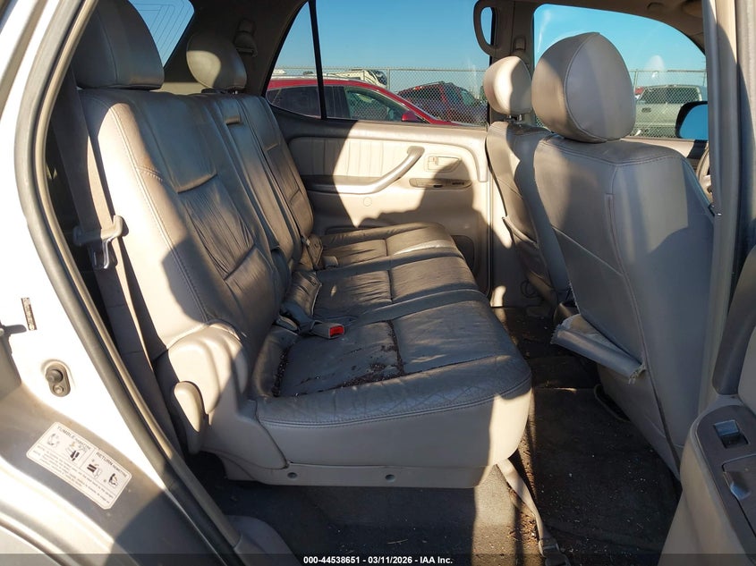 2007 Toyota Sequoia VIN 5TDBT48A77S288630 IAAI salvage auction — ALL OVER, Original (Texas), sold $1,350 on 2026-07-29 (photo 8)