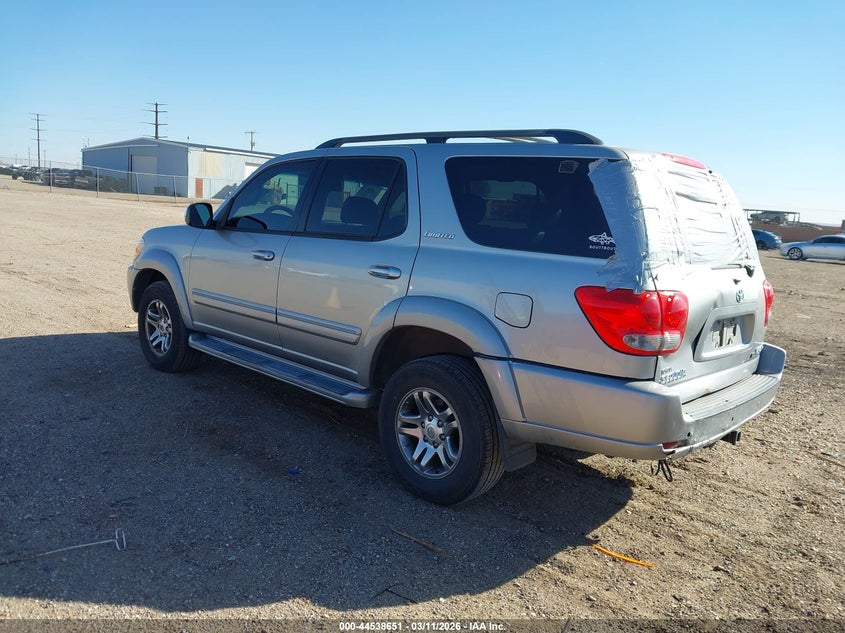 2007 Toyota Sequoia VIN 5TDBT48A77S288630 IAAI salvage auction — ALL OVER, Original (Texas), sold $1,350 on 2026-07-29 (photo 3)