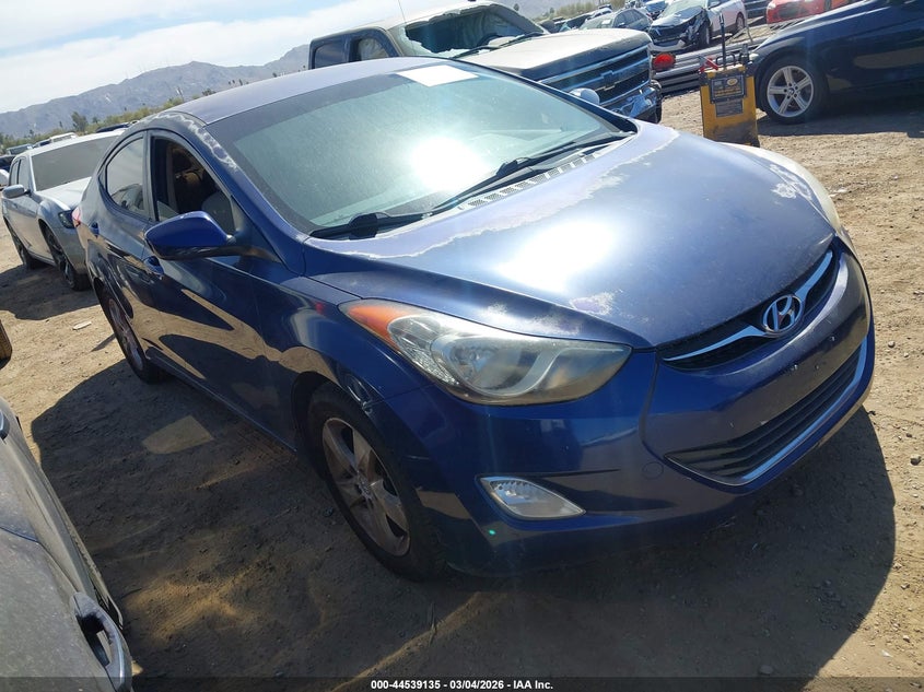 2013 Hyundai Elantra VIN KMHDH4AE3DU809515 IAAI salvage auction — MECHANICAL, Salvage Title, sold $300 on 2026-07-28 (photo 1)