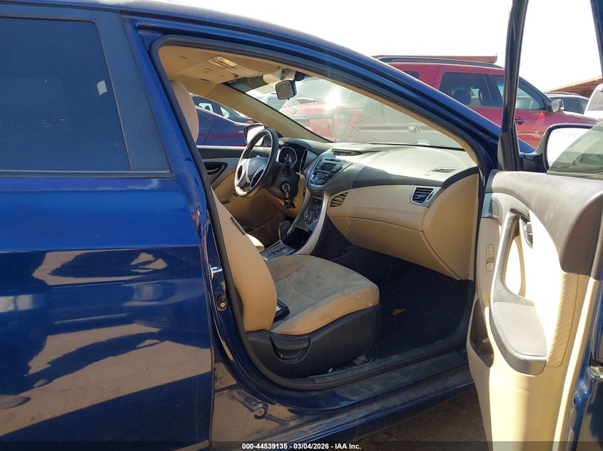 2013 Hyundai Elantra VIN KMHDH4AE3DU809515 IAAI salvage auction — MECHANICAL, Salvage Title, sold $300 on 2026-07-28 (photo 5)