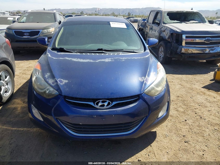 2013 Hyundai Elantra VIN KMHDH4AE3DU809515 IAAI salvage auction — MECHANICAL, Salvage Title, sold $300 on 2026-07-28 (photo 6)