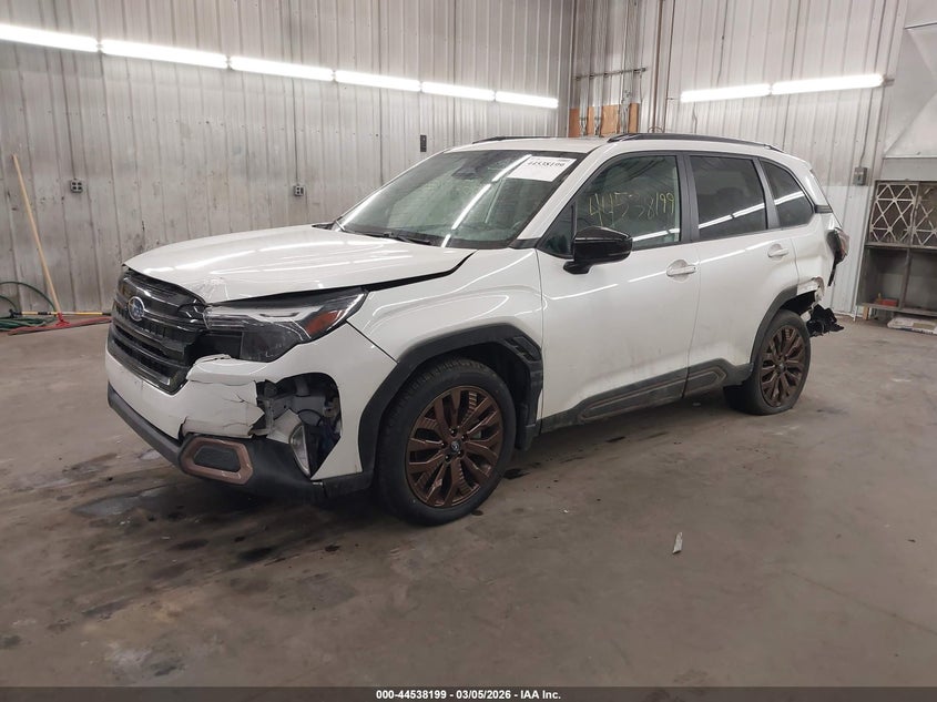 2025 Subaru Forester VIN JF2SLDHC4SH515210 IAAI salvage auction — LEFT REAR, Salvage (Minnesota), sold $7,650 on 2026-07-28 (photo 2)