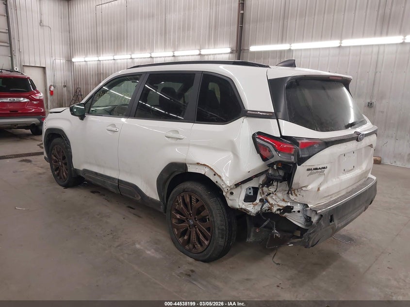 2025 Subaru Forester VIN JF2SLDHC4SH515210 IAAI salvage auction — LEFT REAR, Salvage (Minnesota), sold $7,650 on 2026-07-28 (photo 3)