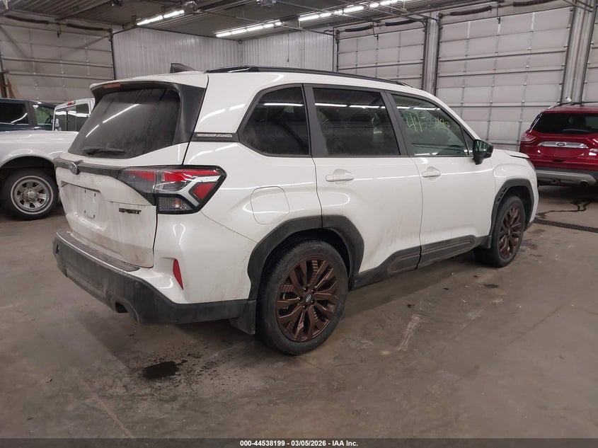 2025 Subaru Forester VIN JF2SLDHC4SH515210 IAAI salvage auction — LEFT REAR, Salvage (Minnesota), sold $7,650 on 2026-07-28 (photo 4)
