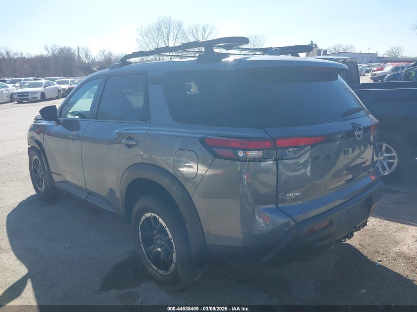 2025 Nissan Pathfinder VIN 5N1DR3BD5SC244605 IAAI salvage auction — RIGHT FRONT, Clear (Kansas), sold $9,150 on 2026-07-29 (photo 3)