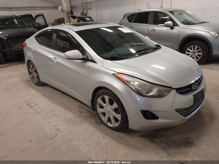 2013 Hyundai Elantra VIN KMHDH4AE6DU614394 IAAI salvage auction — RIGHT SIDE, Clear (Wisconsin), sold $1,175 on 2026-07-15 (photo 1)