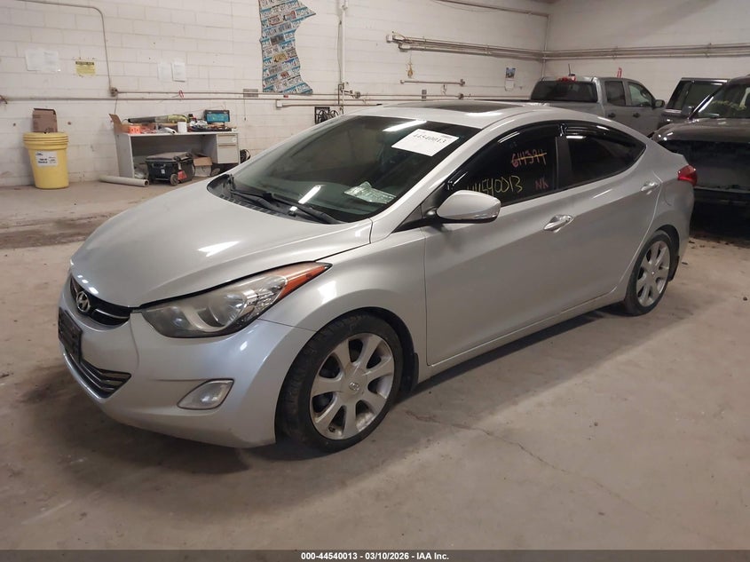 2013 Hyundai Elantra VIN KMHDH4AE6DU614394 IAAI salvage auction — RIGHT SIDE, Clear (Wisconsin), sold $1,175 on 2026-07-15 (photo 2)