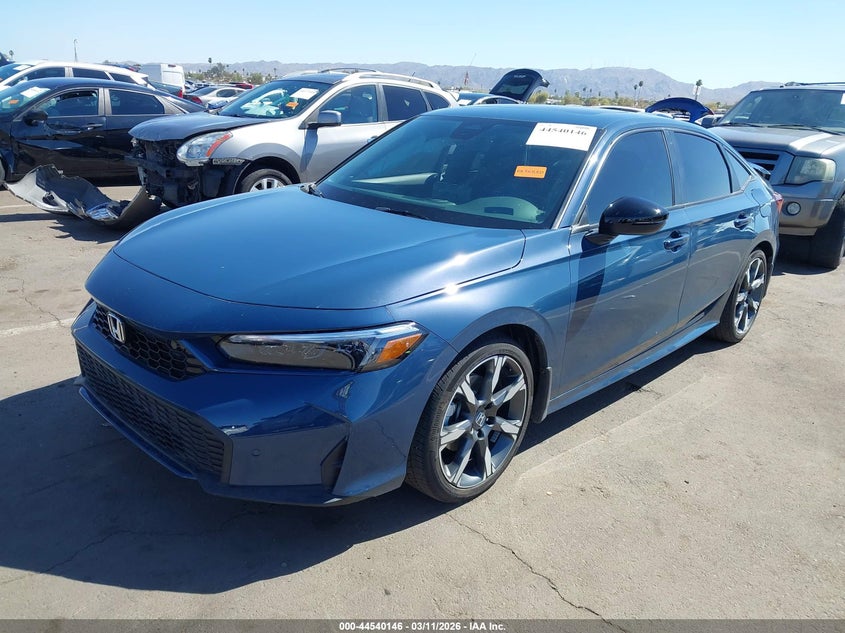 2025 Honda Civic VIN 2HGFE4F80SH329457 IAAI salvage auction — SIDE, Salvage Title, sold $9,200 on 2026-08-25 (photo 2)