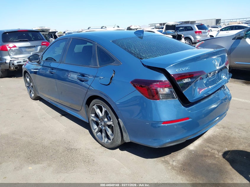 2025 Honda Civic VIN 2HGFE4F80SH329457 IAAI salvage auction — SIDE, Salvage Title, sold $9,200 on 2026-08-25 (photo 3)
