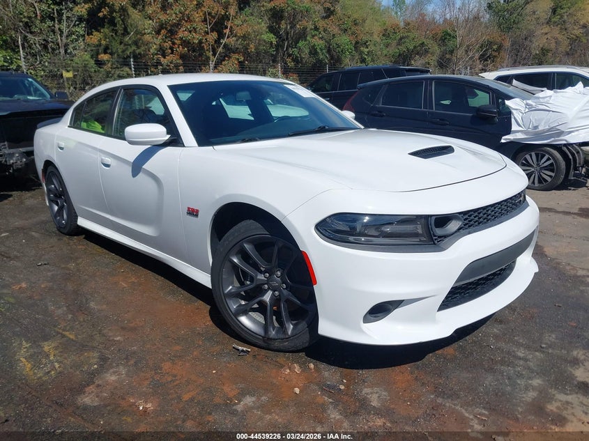 2020 Dodge Charger VIN 2C3CDXGJ2LH246027 IAAI salvage auction — LEFT SIDE, Wait Title, sold $14,300 on 2026-07-23 (photo 1)
