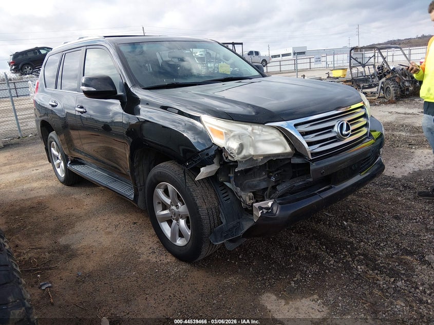 2010 Lexus Gx 460 VIN JTJBM7FX6A5012262 IAAI salvage auction — FRONT & REAR, Clear (Oklahoma), sold $6,300 on 2026-07-21 (photo 1)