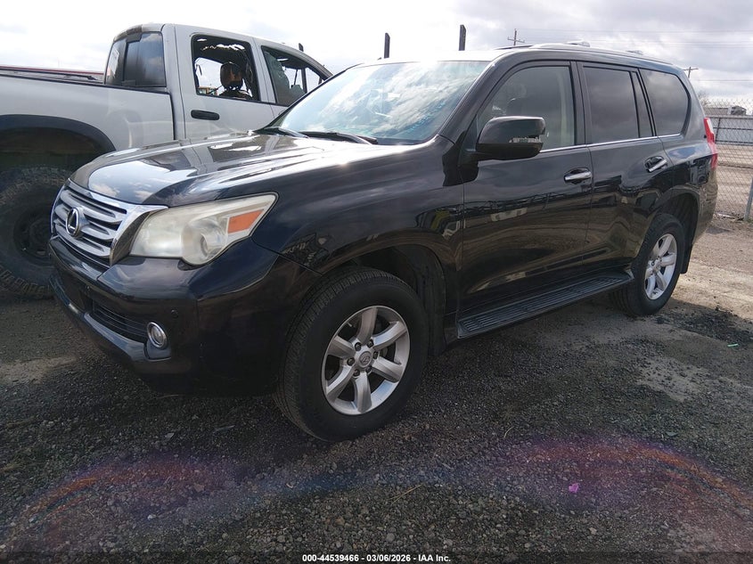 2010 Lexus Gx 460 VIN JTJBM7FX6A5012262 IAAI salvage auction — FRONT & REAR, Clear (Oklahoma), sold $6,300 on 2026-07-21 (photo 2)