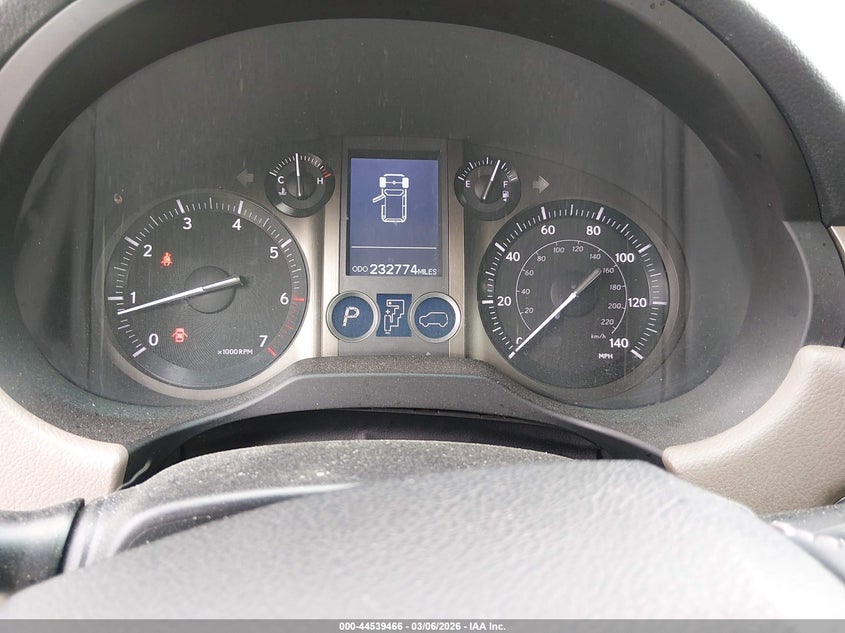 2010 Lexus Gx 460 VIN JTJBM7FX6A5012262 IAAI salvage auction — FRONT & REAR, Clear (Oklahoma), sold $6,300 on 2026-07-21 (photo 7)