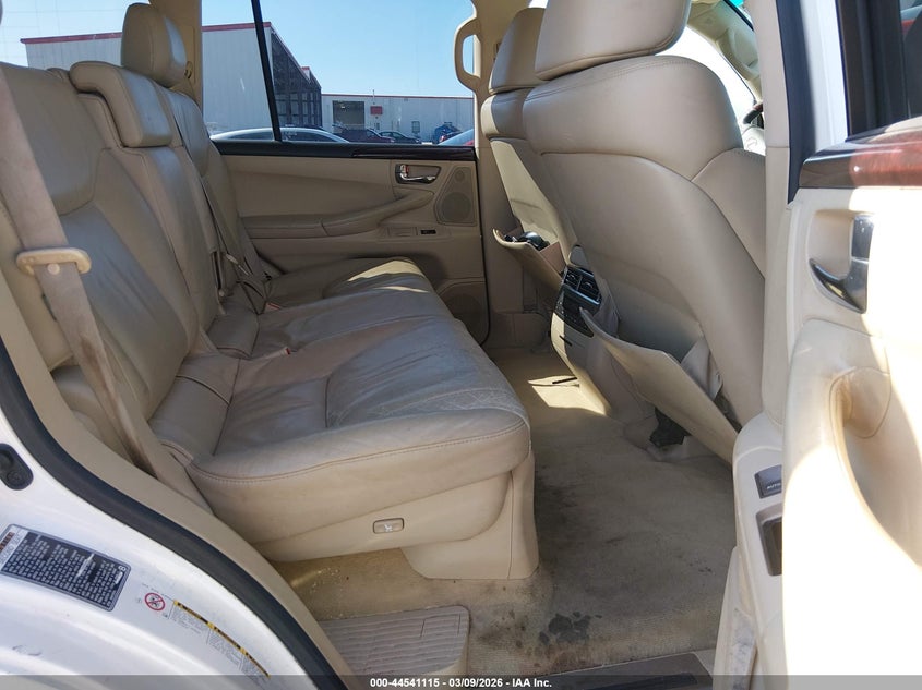 2011 Lexus Lx VIN JTJHY7AX6B4061636 IAAI salvage auction — FRONT END, Salvage (Missouri), sold $14,200 on 2026-07-16 (photo 8)