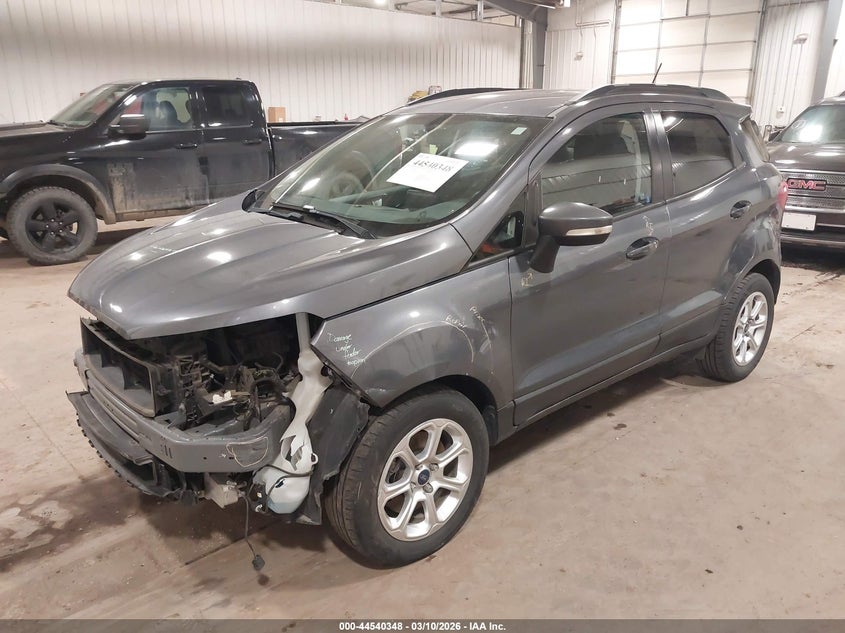 2018 Ford Ecosport VIN MAJ3P1TE8JC195342 IAAI salvage auction — FRONT END, Regular (South Dakota), sold $1,525 on 2026-07-07 (photo 2)