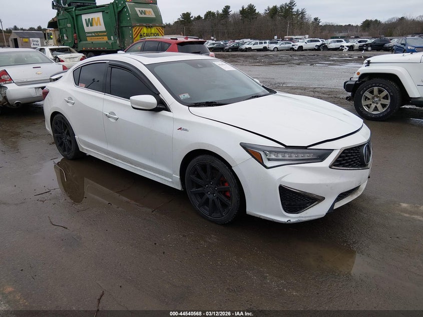 2019 Acura Ilx VIN 19UDE2F81KA002026 IAAI salvage auction — REAR END, Salvage (Massachusetts), sold $4,000 on 2026-08-01 (photo 1)