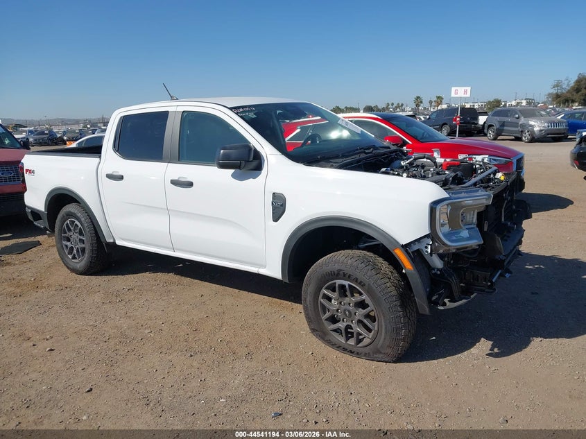 2025 Ford Ranger VIN 1FTER4HP2SLE34569 IAAI salvage auction — LEFT FRONT, Salvage Title, sold $10,200 on 2026-07-29 (photo 1)