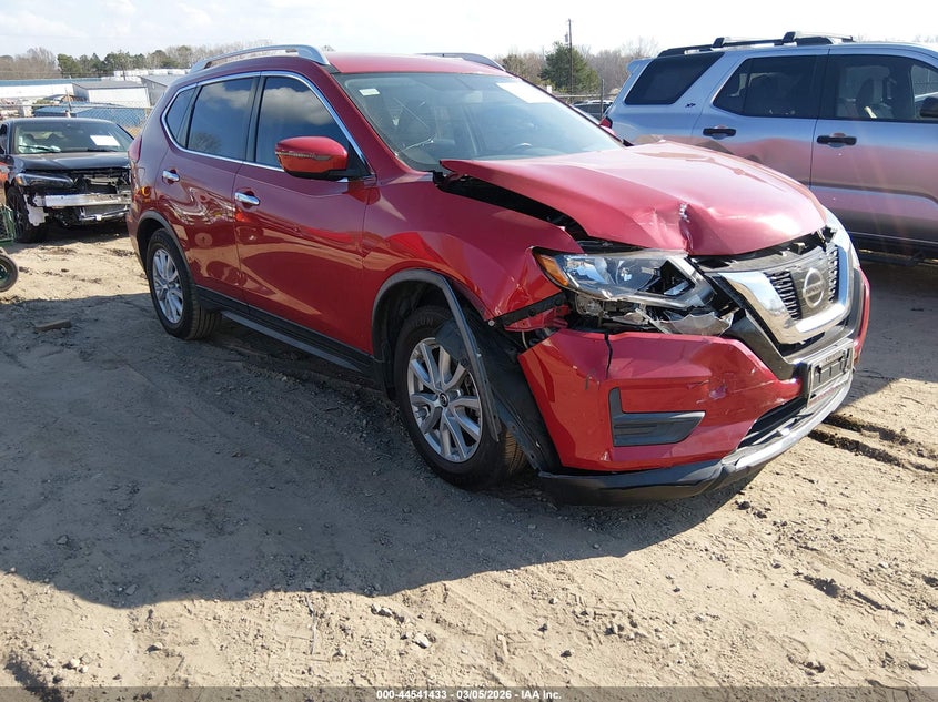 2017 Nissan Rogue VIN JN8AT2MTXHW407381 IAAI salvage auction — FRONT END, Salvage (South Carolina), sold $25 on 2026-07-28 (photo 1)