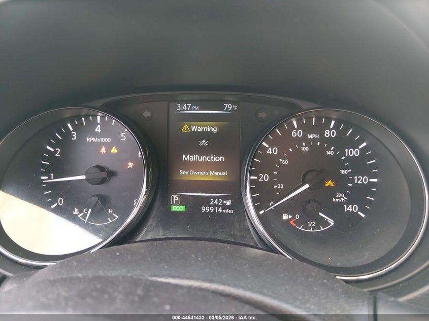 2017 Nissan Rogue VIN JN8AT2MTXHW407381 IAAI salvage auction — FRONT END, Salvage (South Carolina), sold $25 on 2026-07-28 (photo 7)