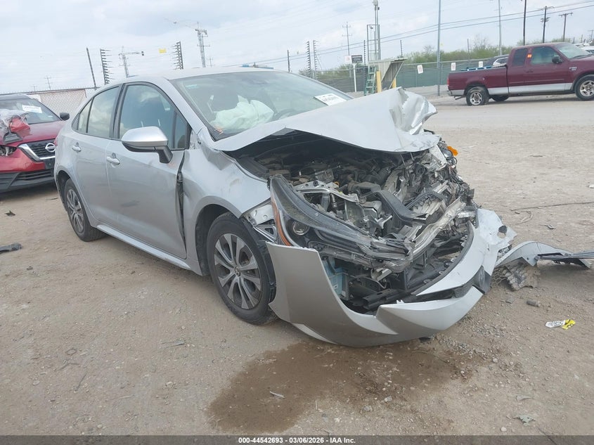 2021 Toyota Corolla VIN JTDEAMDE0MJ030163 IAAI salvage auction — FRONT END, Salvage (Texas), sold $2,575 on 2026-07-29 (photo 1)