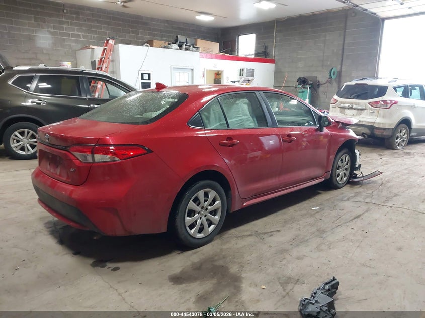 2021 Toyota Corolla VIN JTDEPMAE0MJ164626 IAAI salvage auction — FRONT END, Salvage Title, sold $3,075 on 2026-07-08 (photo 4)