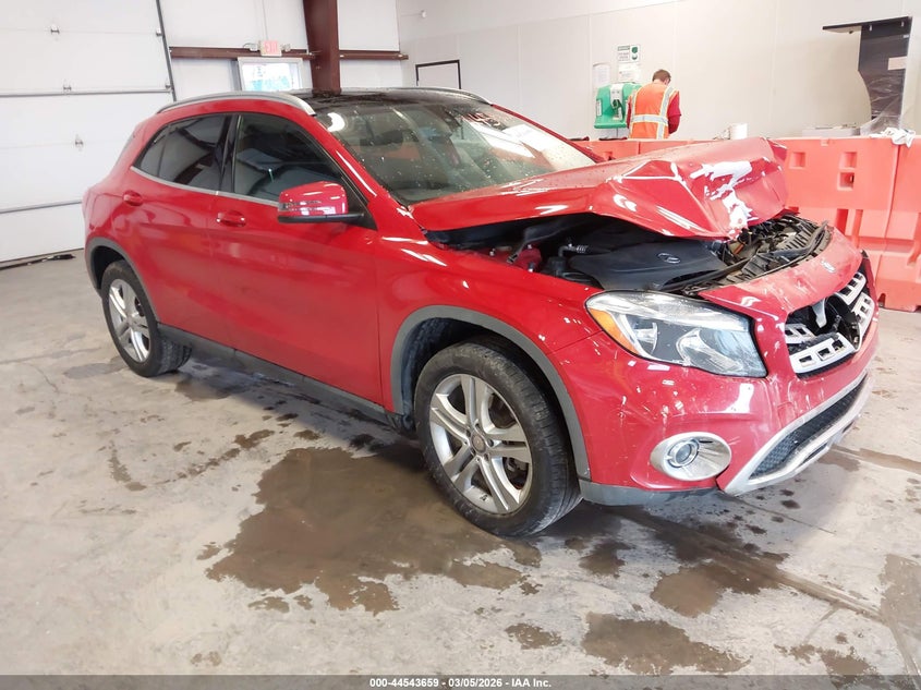 2018 Mercedes-benz Gla-klasse VIN WDCTG4EB0JJ367237 IAAI salvage auction — FRONT END, Salvage Title, sold $3,250 on 2026-08-14 (photo 1)