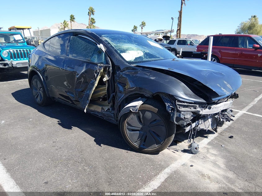 2026 Tesla Model y VIN 7SAYGDEE9TF343067 IAAI salvage auction — Front End, Salvage (Nevada), sold $9,800 on 2026-05-08 (photo 1)