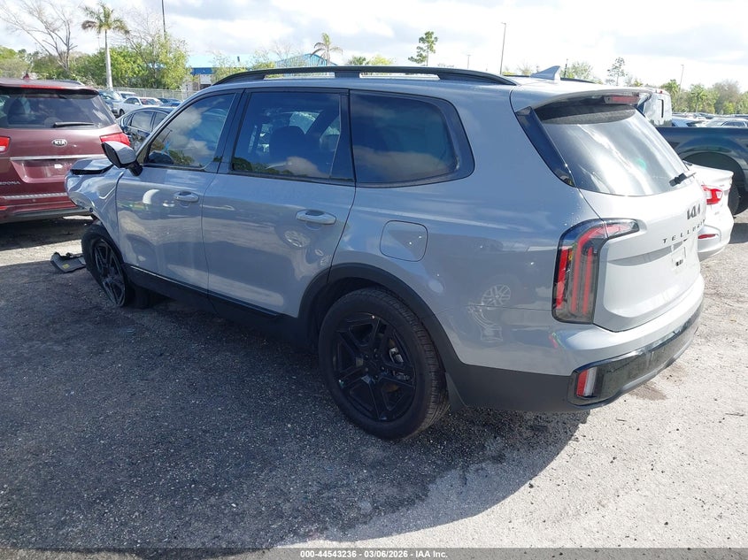 2025 Kia Telluride VIN 5XYP5DGC1SG687722 IAAI salvage auction — FRONT END, Wait Title, sold $12,100 on 2026-07-29 (photo 3)