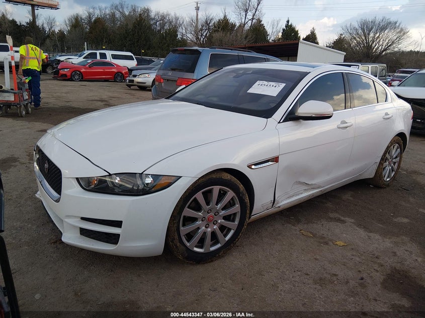 2019 Jaguar Xe VIN SAJAR4FX9KCP47542 IAAI salvage auction — LEFT SIDE, Clear (Oklahoma), sold $2,200 on 2026-07-15 (photo 2)