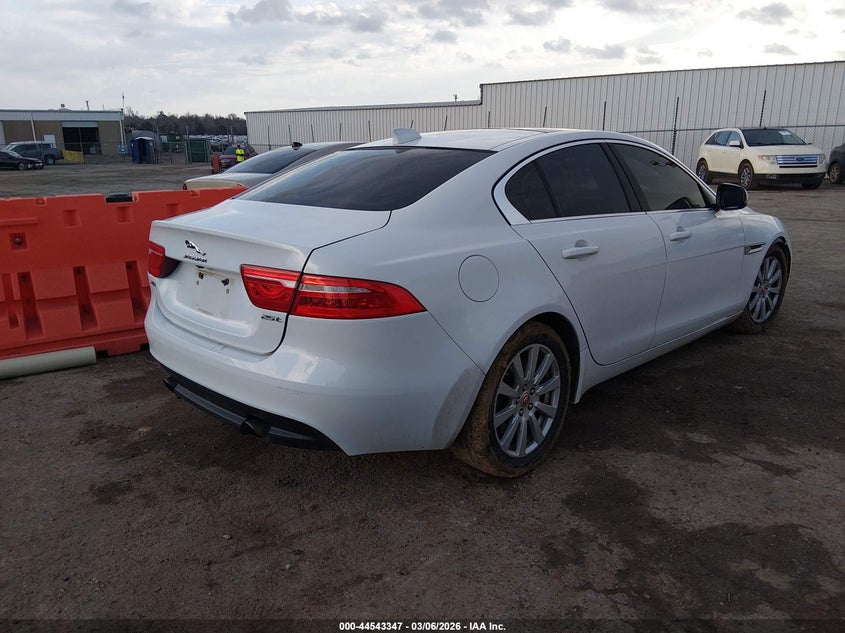 2019 Jaguar Xe VIN SAJAR4FX9KCP47542 IAAI salvage auction — LEFT SIDE, Clear (Oklahoma), sold $2,200 on 2026-07-15 (photo 4)