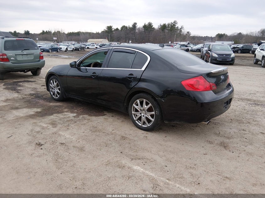 2011 Infiniti G VIN JN1CV6AR1BM351836 IAAI salvage auction — LEFT SIDE, Salvage (Idaho), sold $275 on 2026-07-08 (photo 3)