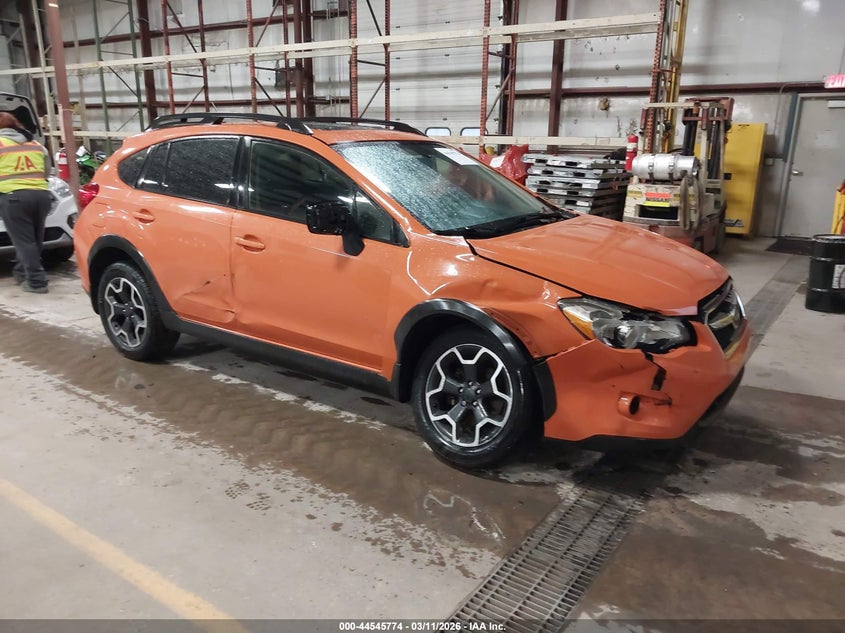2014 Subaru Xv VIN JF2GPAVC8E8203599 IAAI salvage auction — RIGHT FRONT, Salvage Title, sold $625 on 2026-07-06 (photo 1)