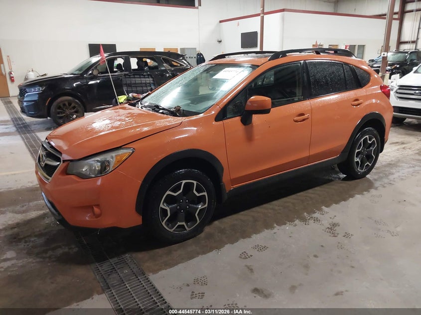 2014 Subaru Xv VIN JF2GPAVC8E8203599 IAAI salvage auction — RIGHT FRONT, Salvage Title, sold $625 on 2026-07-06 (photo 2)