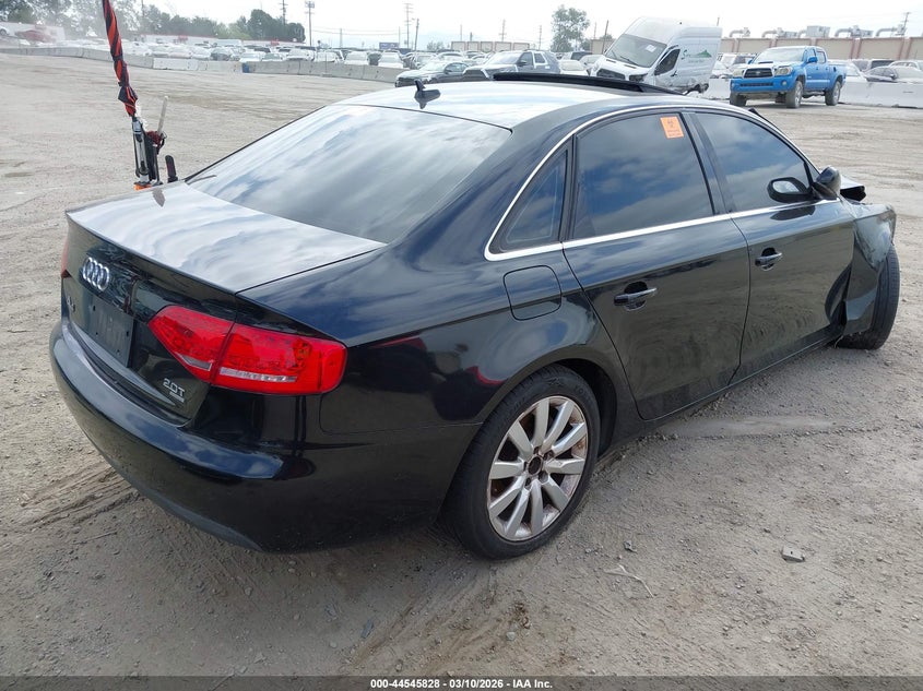 2011 Audi A4 VIN WAUFFAFL7BN022158 IAAI salvage auction — BIO HAZARD, Salvage (California), sold $250 on 2026-07-22 (photo 4)