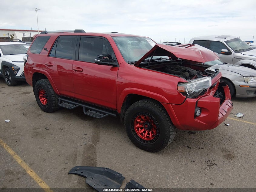 2018 Toyota 4runner VIN JTEBU5JRXJ5521122 IAAI salvage auction — FRONT END, Salvage (Colorado), sold $11,950 on 2026-07-21 (photo 1)