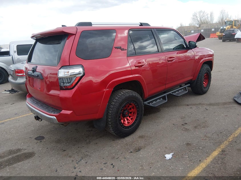2018 Toyota 4runner VIN JTEBU5JRXJ5521122 IAAI salvage auction — FRONT END, Salvage (Colorado), sold $11,950 on 2026-07-21 (photo 4)