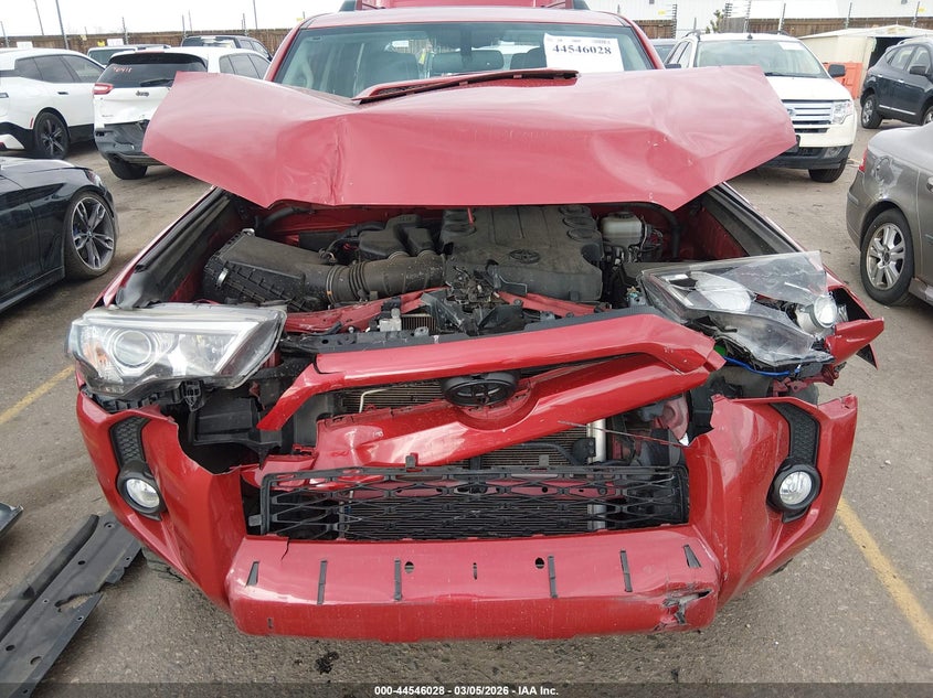 2018 Toyota 4runner VIN JTEBU5JRXJ5521122 IAAI salvage auction — FRONT END, Salvage (Colorado), sold $11,950 on 2026-07-21 (photo 6)