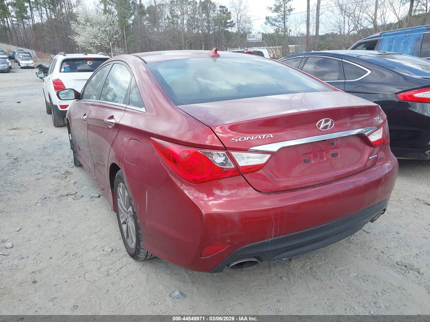 2014 Hyundai Sonata VIN 5NPEC4AB1EH943724 IAAI salvage auction — FRONT END, Salvage Title, sold $575 on 2026-07-14 (photo 3)