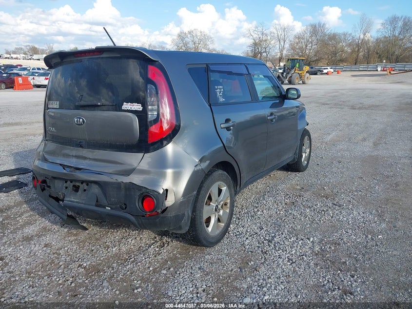 2019 Kia Soul VIN KNDJN2A28K7671363 IAAI salvage auction — FRONT & REAR, Salvage (Kentucky), sold $575 on 2026-07-15 (photo 4)