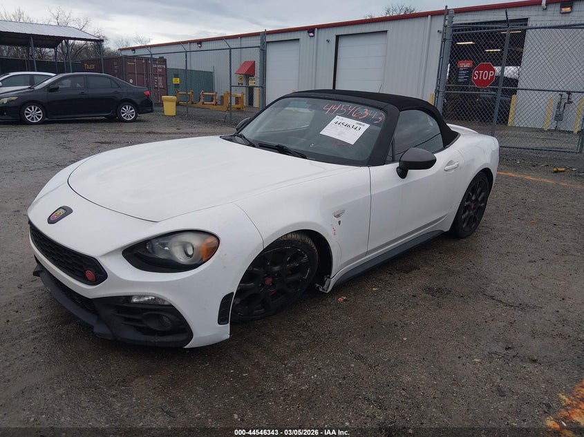 2018 Fiat 124 spider VIN JC1NFAEK5J0134084 IAAI salvage auction — SUSPENSION, Salvage Title, sold $6,600 on 2026-07-10 (photo 2)