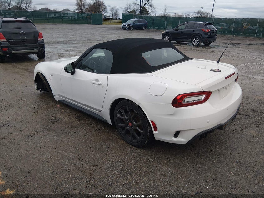 2018 Fiat 124 spider VIN JC1NFAEK5J0134084 IAAI salvage auction — SUSPENSION, Salvage Title, sold $6,600 on 2026-07-10 (photo 3)