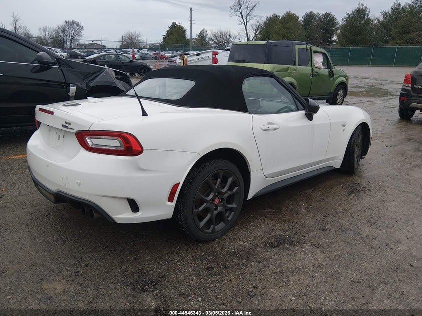 2018 Fiat 124 spider VIN JC1NFAEK5J0134084 IAAI salvage auction — SUSPENSION, Salvage Title, sold $6,600 on 2026-07-10 (photo 4)