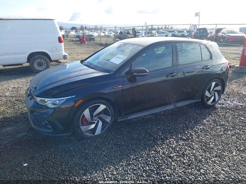 2024 Volkswagen Golf gti VIN WVWGA7CD7RW221706 IAAI salvage auction — RIGHT SIDE, Salvage Title, sold $9,400 on 2026-07-27 (photo 2)