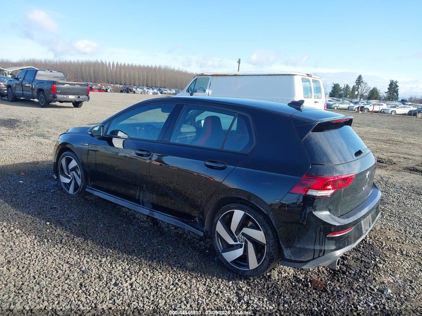 2024 Volkswagen Golf gti VIN WVWGA7CD7RW221706 IAAI salvage auction — RIGHT SIDE, Salvage Title, sold $9,400 on 2026-07-27 (photo 3)