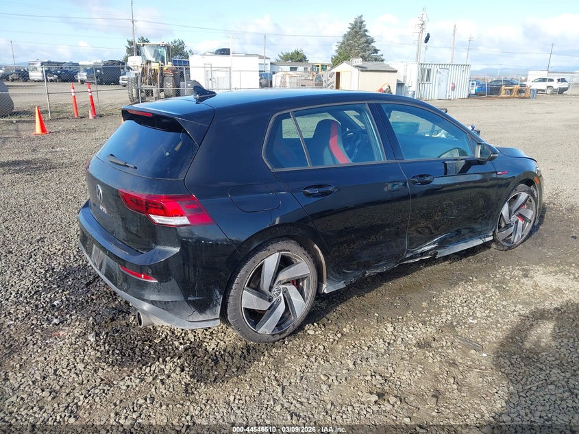 2024 Volkswagen Golf gti VIN WVWGA7CD7RW221706 IAAI salvage auction — RIGHT SIDE, Salvage Title, sold $9,400 on 2026-07-27 (photo 4)