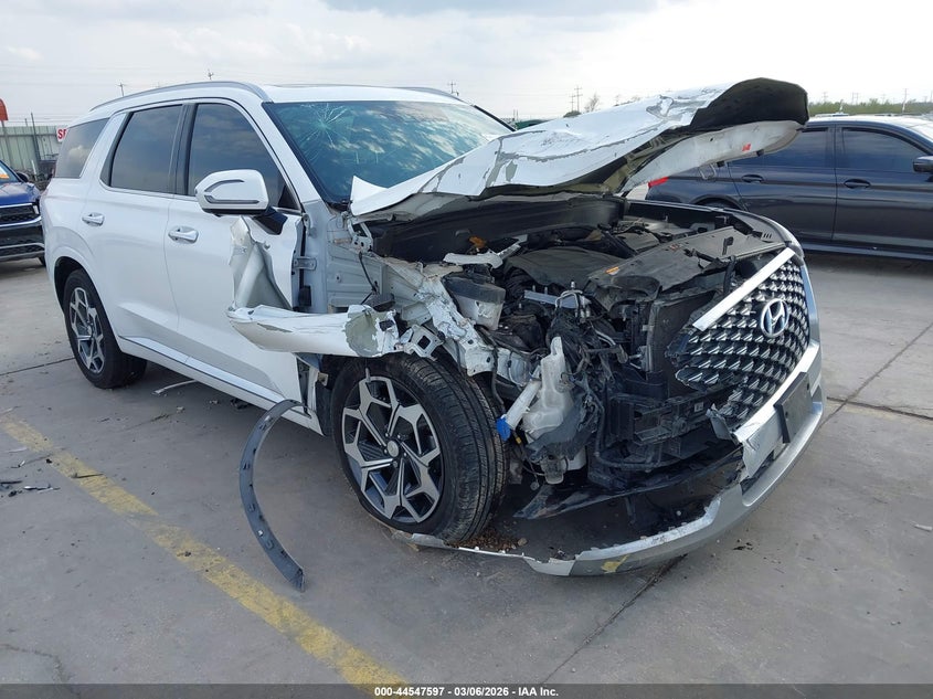 2021 Hyundai Palisade VIN KM8R74HE2MU268570 IAAI salvage auction — FRONT END, Salvage Title, sold $2,000 on 2026-07-29 (photo 1)